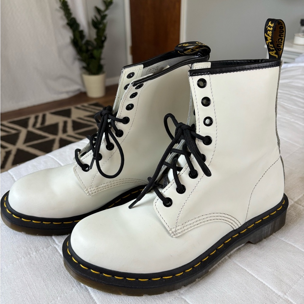 Doc martin white boots